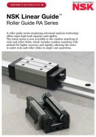 NSK roller guide - RA series